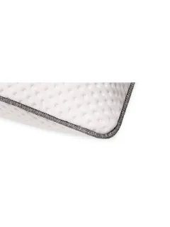 EMMA Almohada de espuma viscoelástica, Tamaño Queen de 16 x 28 pulgadas, Almohada de cama transpirable con soporte para la cabeza y el cuello, Ajustable y personalizable con 3 capas