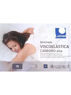 Almohada Lunae Visco Carbono Alta